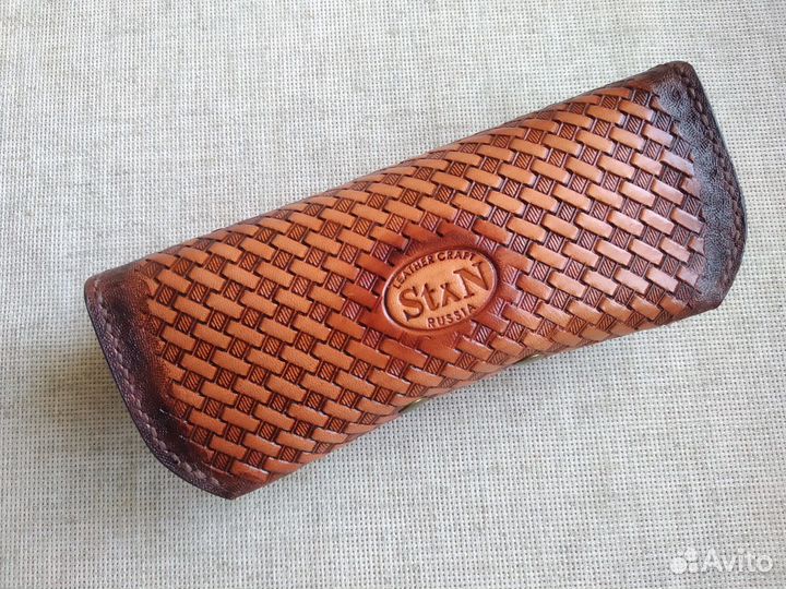 Футляр для очков мужской ручной работы очешник