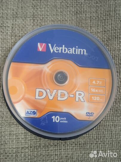 Диски Verbatim DVD-R и BD-R