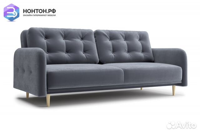 Диван книжка Париж темно-серый