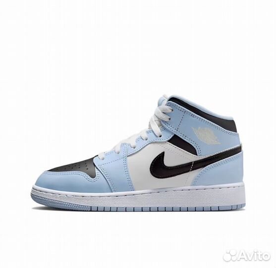 Кроссовки Air Jordan 1 Mid “Arctic Blue” 5.5Y