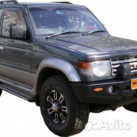 Задний силовой бампер Mitsubishi Pajero Wagon 3 LWB