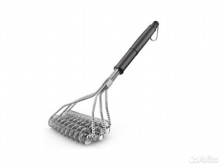 Щетка для чистки гриля 42см тройная без скребка