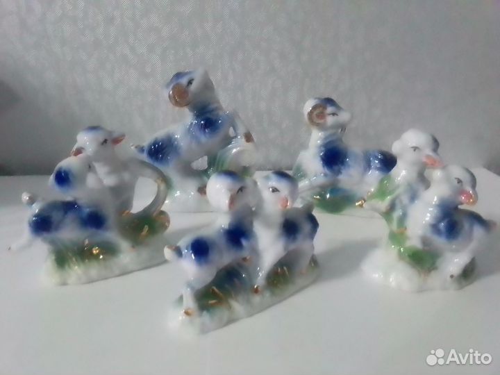 Старинные фарфоровые статуэтки СССР одним лотом
