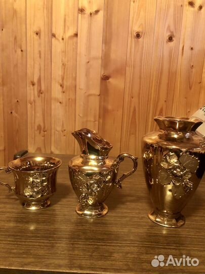 Чайный сервиз золотой