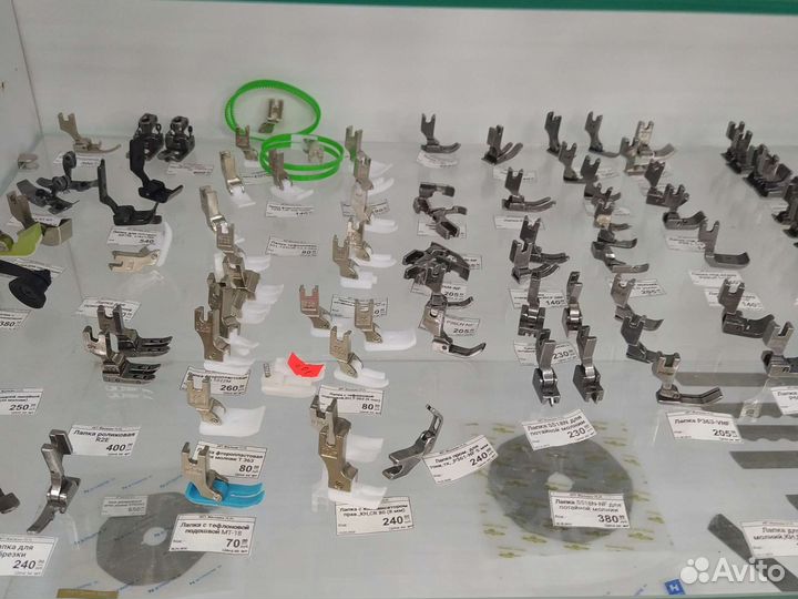 Лапки для швейных машин промышленных и бытовых