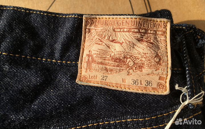 Японские джинсы Samurai Jeans S003JP21OZ Yamato 36