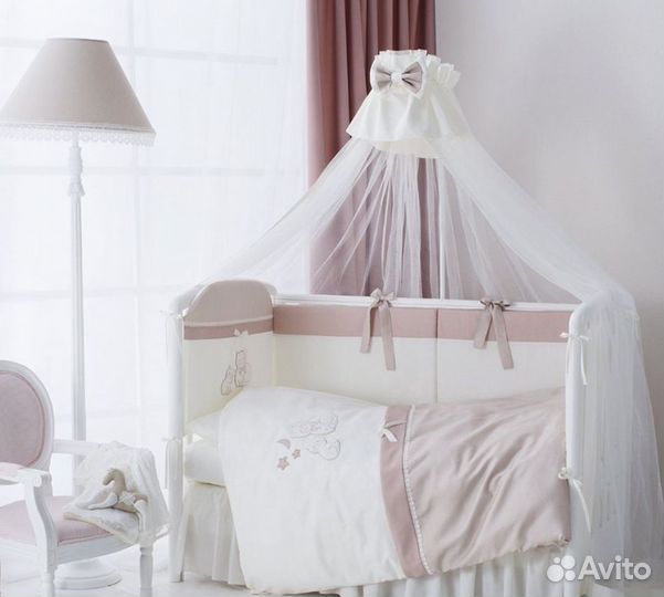Балдахин в кроватку с держателем