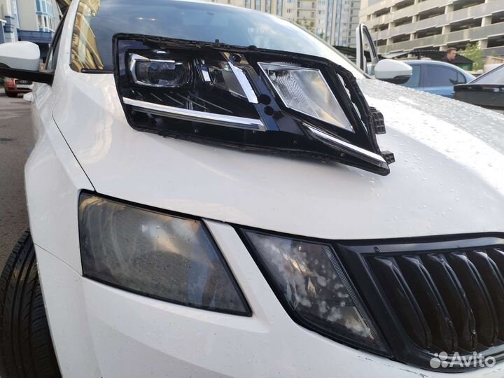 Фара skoda octavia a7