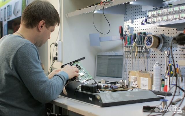 Ремонт телевизоров, ноутбуков, компьютеров