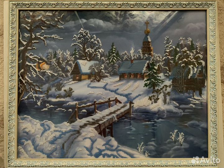 Картины вышитые бисером