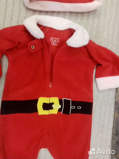 Костюм Санта - клауса(3-6мес)