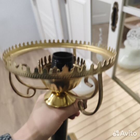 Лампа настольная винтаж мрамор