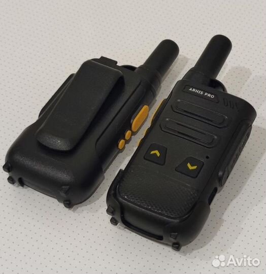 Рация радиостанция с гарнитурой и наушником