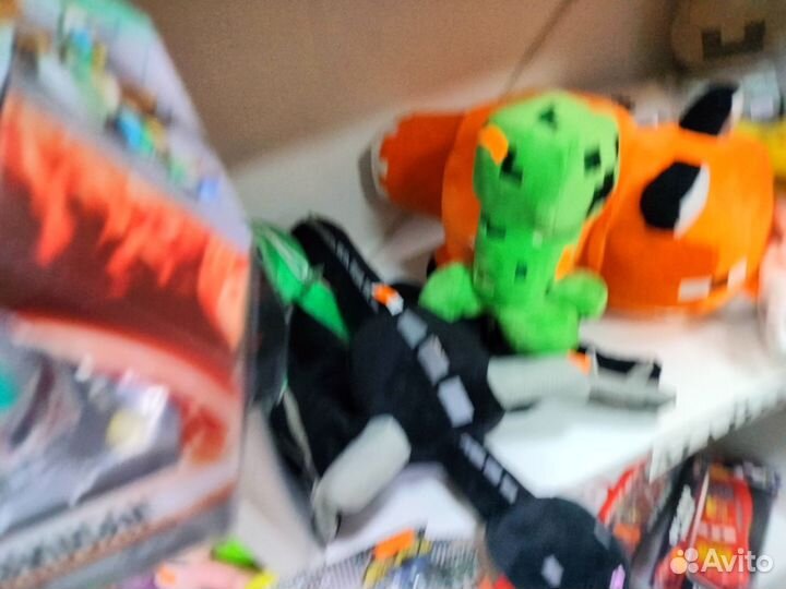 Игрушка криппер из майнкрафт