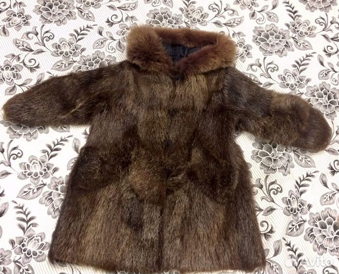Шуба нутрия для девочки