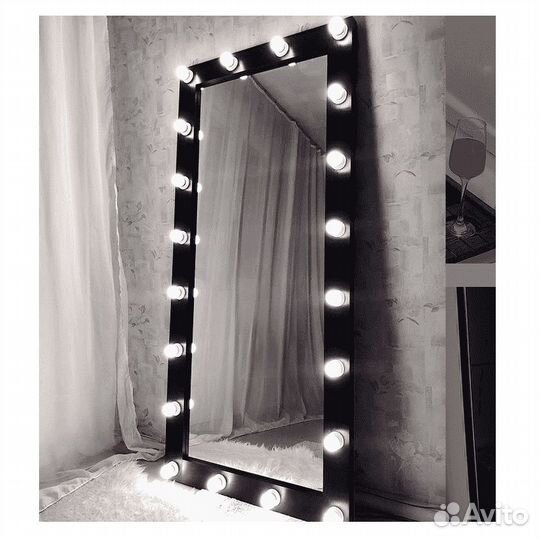Гримерное зеркало 175/80 на подставке