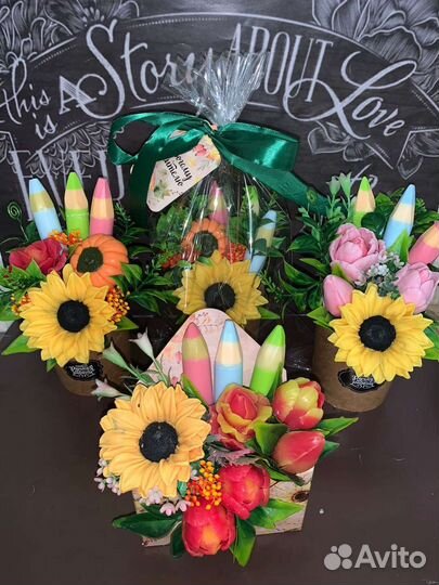 Букет из мыла