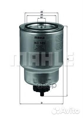 Фильтр топливный KC189 Mahle/Knecht