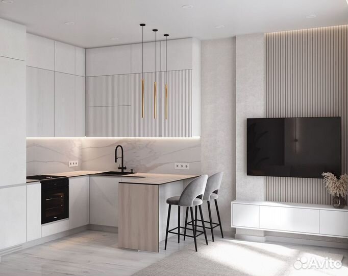 Угловая кухня как IKEA