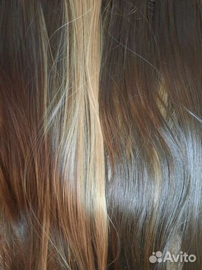 Волосы на заколках