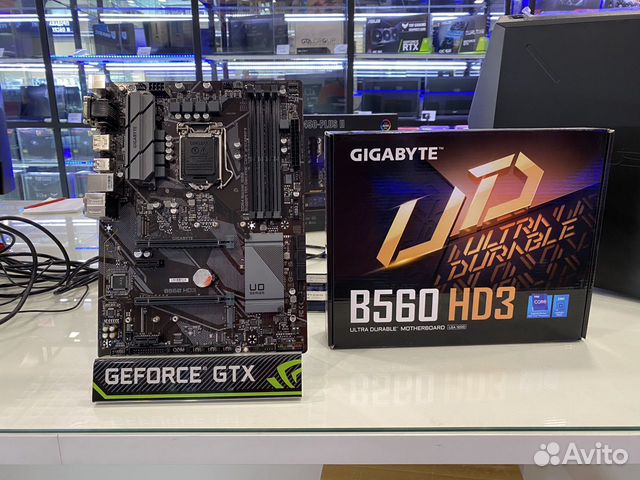 Материнская плата Gigabyte b560 hd3 купить в Москве | Электроника | Авито