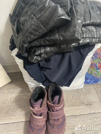 Вещи пакетом на девочку