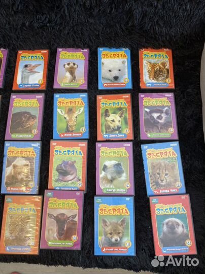Коллекция Твои веселые друзья зверята dvd журналы