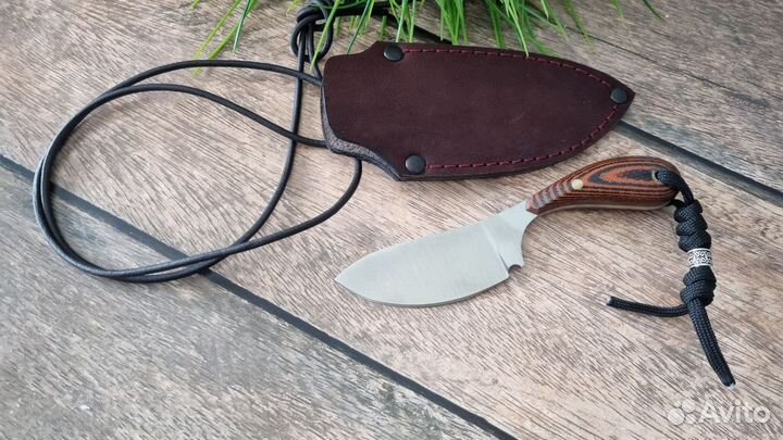 Нож шейный цельнометаллический 