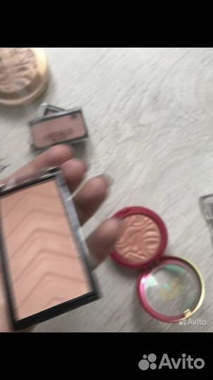 Румяна, хайлайтер, бронзер