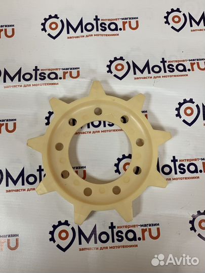 Звездочка снегоход Буран пластм.ориг. (мягкая, мат