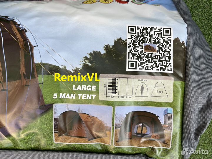 Видео установки Палатка 5 местная Traveltop 5238