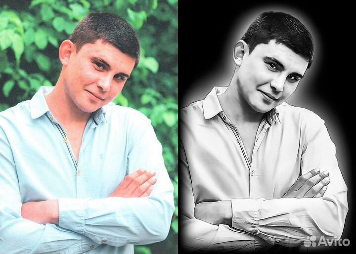 Ретушь фотографий на памятники. Макеты памятников