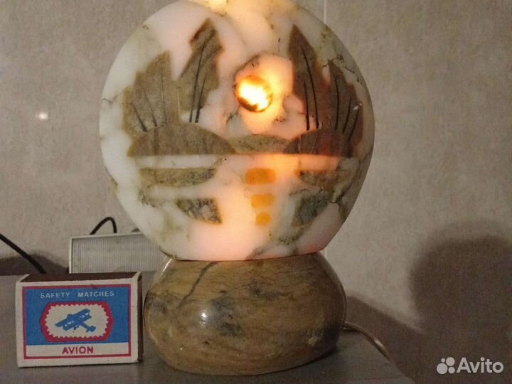 Мраморный ночник.СССР