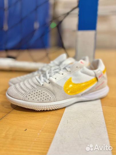 Футзалки Nike StreetGato White&Grey