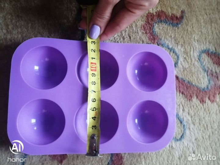 Форма силиконовая полусферы