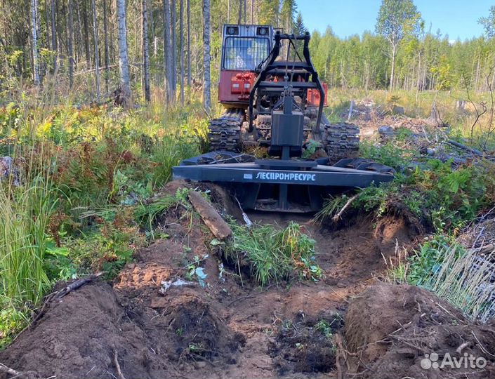 Плуг Леспромресурс ПЛП-135 с рамой РТУ-130, 2024