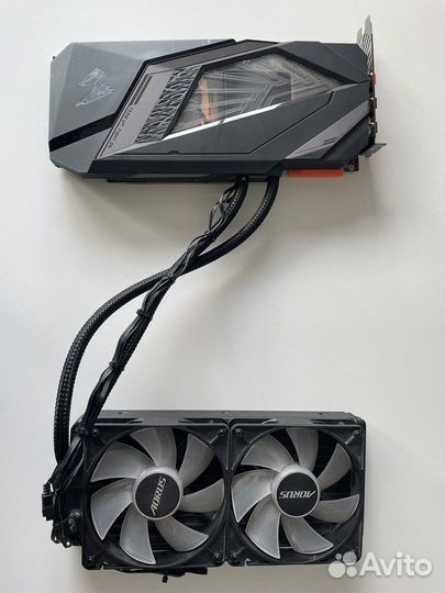 Видеокарта с водяным охлаждением Aorus RTX 2080