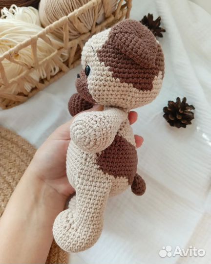 Игрушка собачка ручной работы на заказ