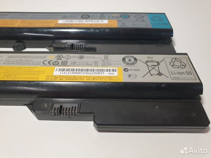 Аккумулятор Lenovo L09M6Y02 (3ICR19/65-2), износ