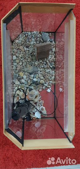 Аквариум понорамный 60 л + фильтр