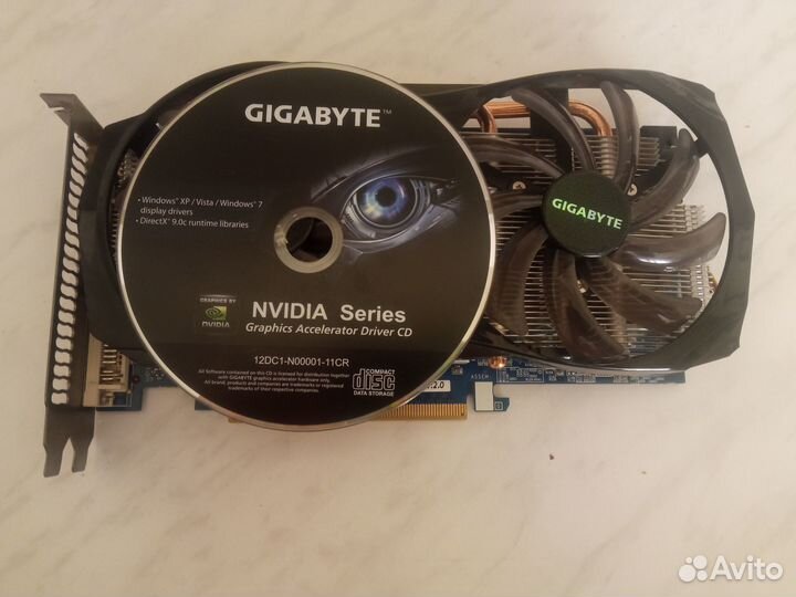 Видеокарта gigabyte nvidia GeForce GTX 560 1гб
