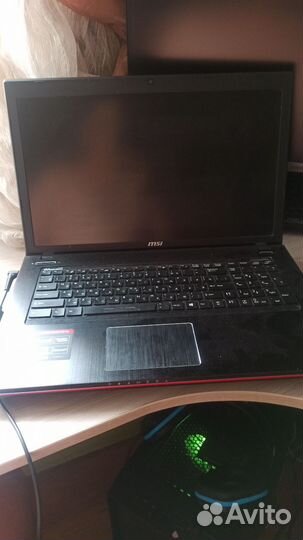 Игровой ноутбук msi 17.3 intel core I7