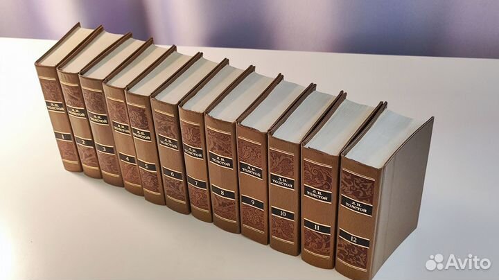 Мини книги Л.Н.Толстого. Редкие 12 томов, 1980 г