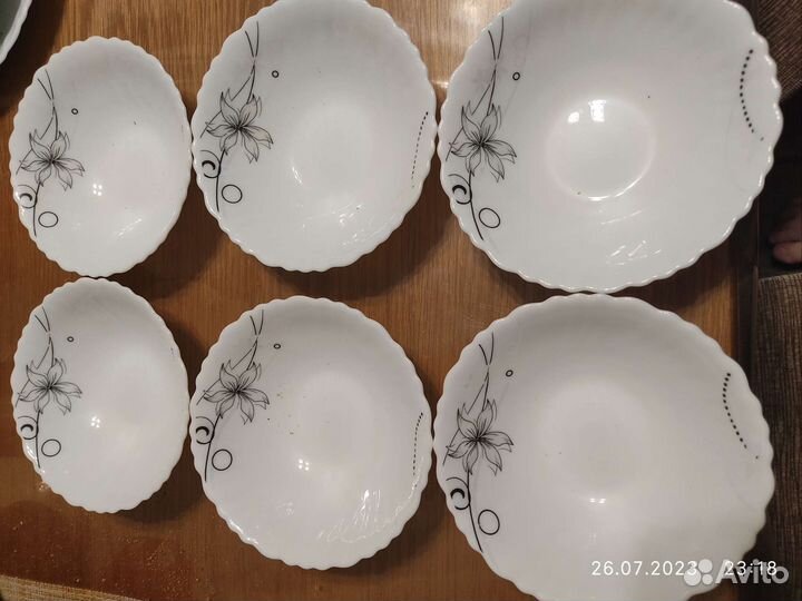 Тарелки стеклокерамика