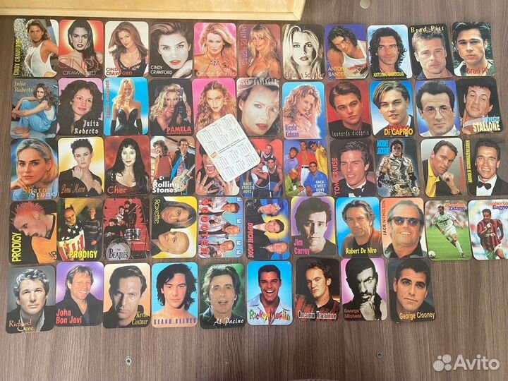 Календарики. Музыкальная группа. Актеры.2000год