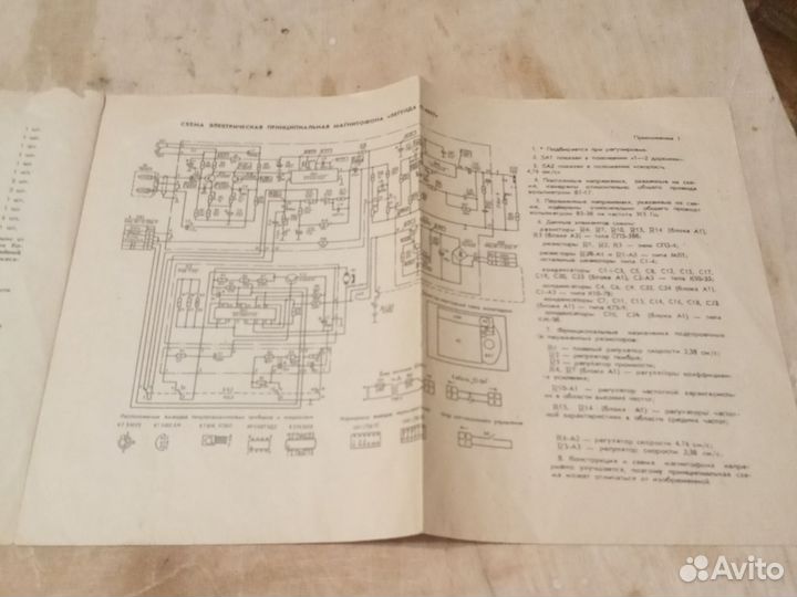 Паспорт на магнитофон легенда п-405т
