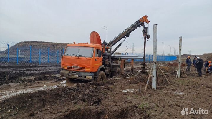 Услуги Ямобура Вездехода Бурение свай