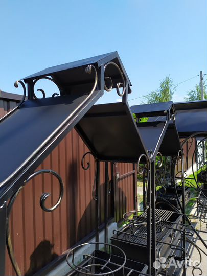 Мангал с крышей 