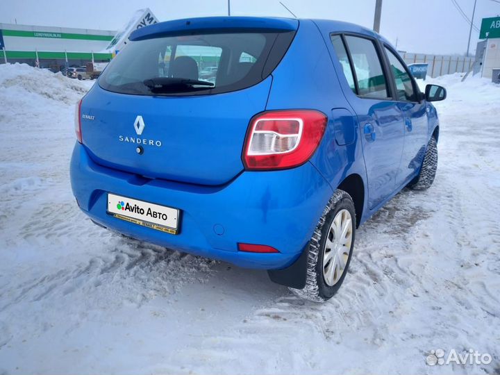 Renault Sandero 1.2 МТ, 2014, 125 000 км