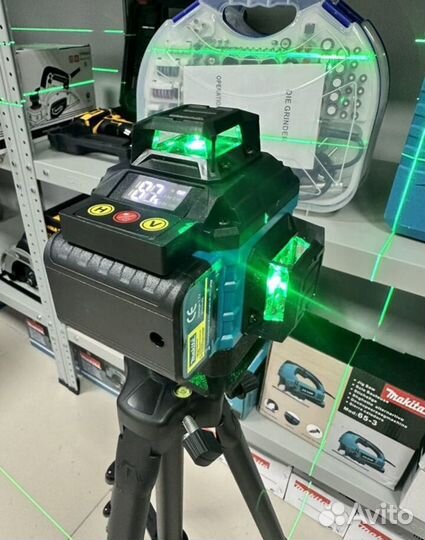 Лазерный уровень makita 4D нивелир 16 линий